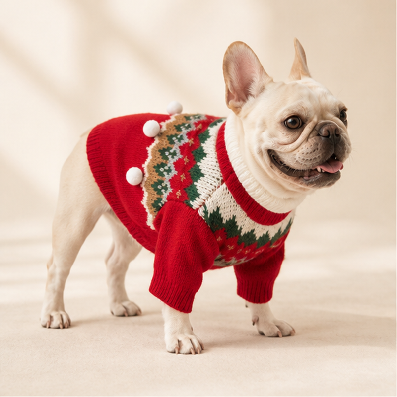 Mistletoe Merry Knit Pet Sweater