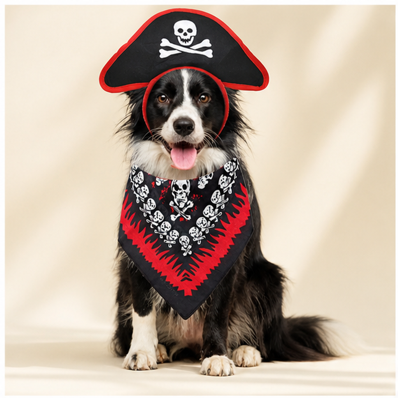Captain Whiskers Pirate Pet Set