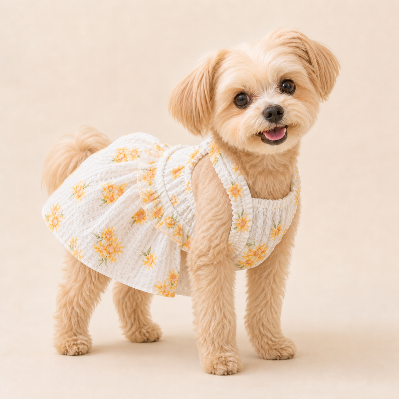 Blossom Day Floral Pet Dress