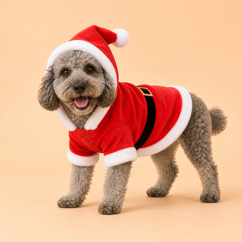 Santa Paws Christmas Pet Costume