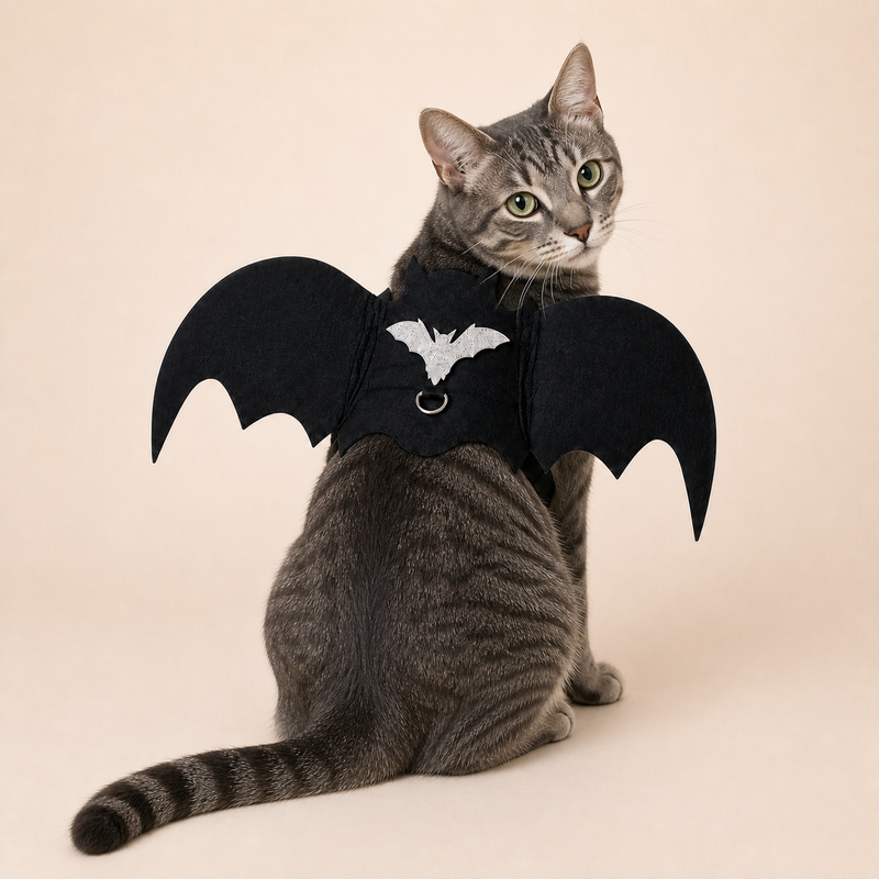 Midnight Flutter Bat Wings Costume